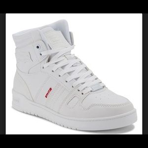 Levi White Hightop Sneakers